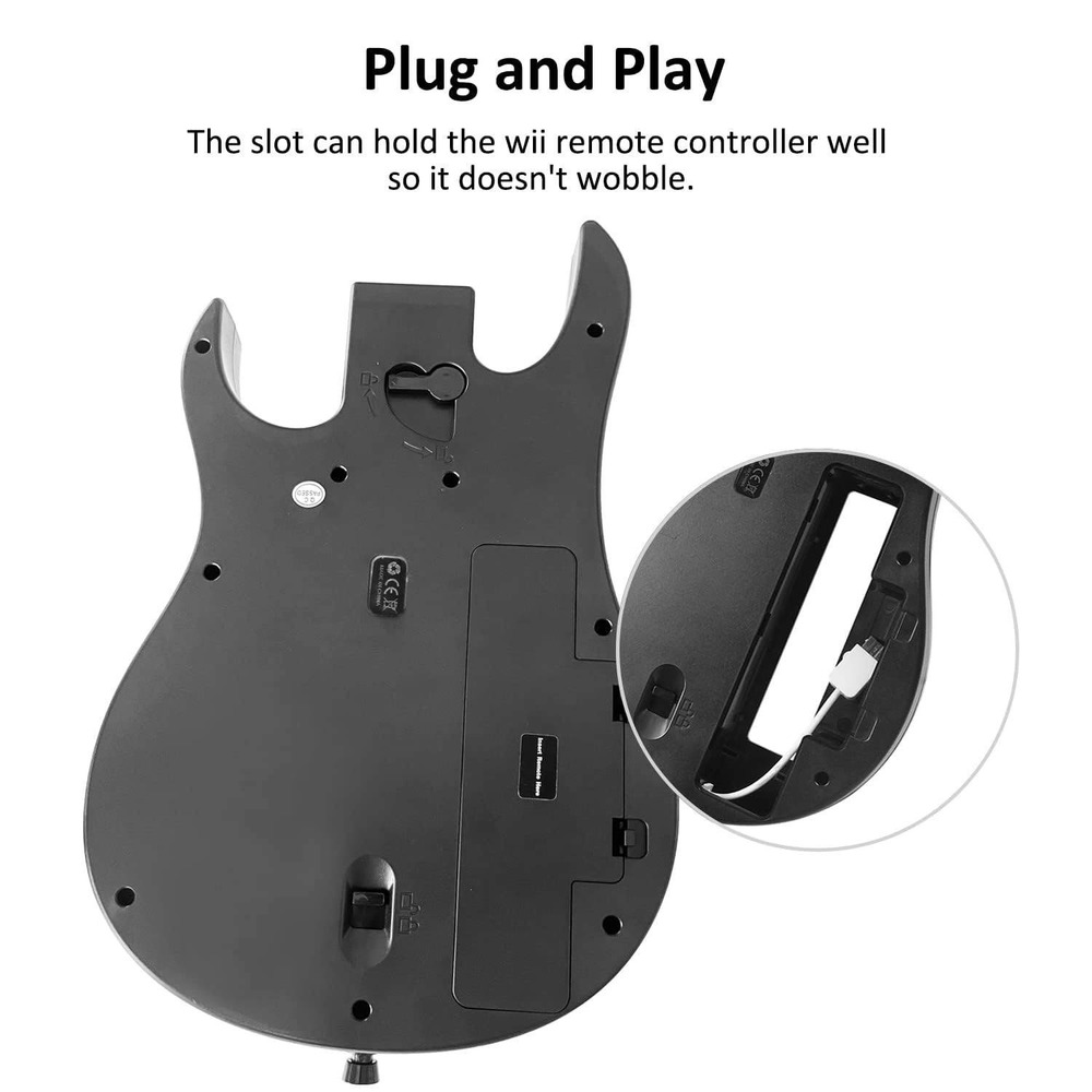 Gametime Buddies Wireless Guitar for Nintendo Wii Games Guitar Hero & Rock Band - Picture 7 of 11